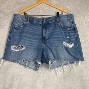 ✨ 2/$35 Old Navy Shorts Slouchy Straight Women Size 20 High Rise Denim Shorts